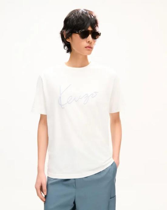 26FW 겐조 반팔 티셔츠 FG65TS2864SG 02 OFF WHITE Off white - KENZO