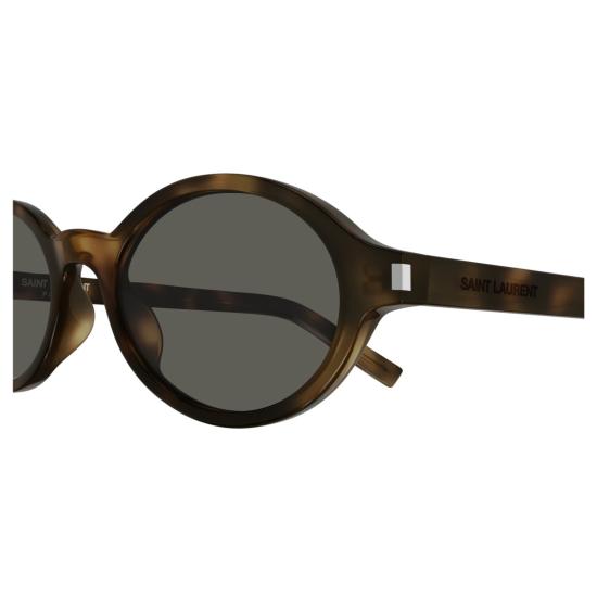 25FW 생로랑 선글라스 둥근 호피무늬 프레임 - SAINT LAURENT