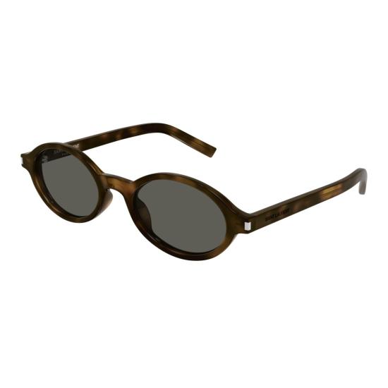 25FW 생로랑 선글라스 둥근 호피무늬 프레임 - SAINT LAURENT