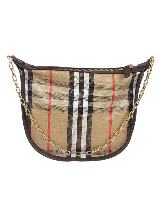 26SS 버버리 미니 하이랜드 체인 백 8123577 A2021 Brown - BURBERRY