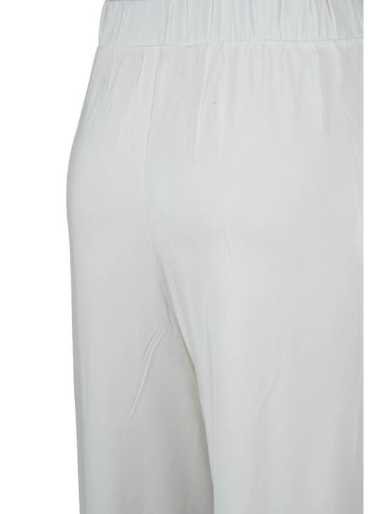 25SS 막스마라 스트레이트 팬츠 흰색 비스코스 바지 - MAX MARA