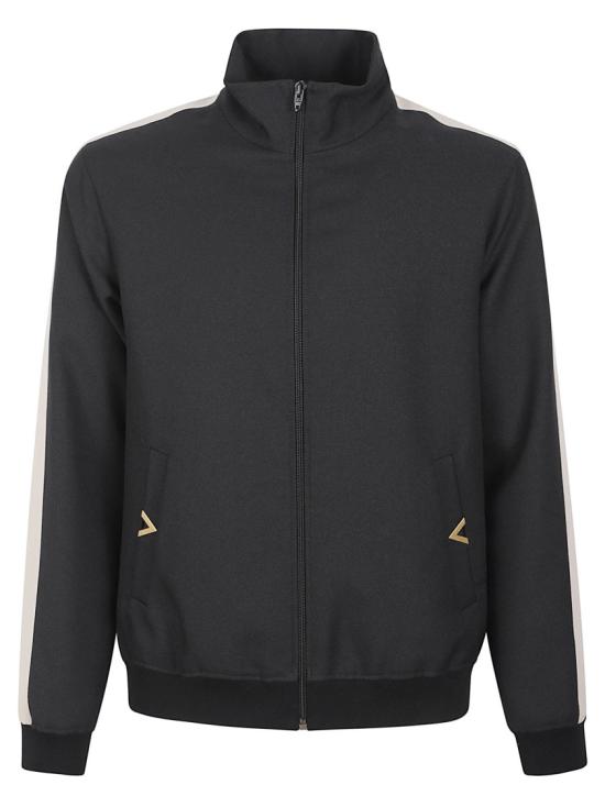 26SS 발렌티노 가라바니 집업 니트 8V0MF30FBGQ 9RA Black