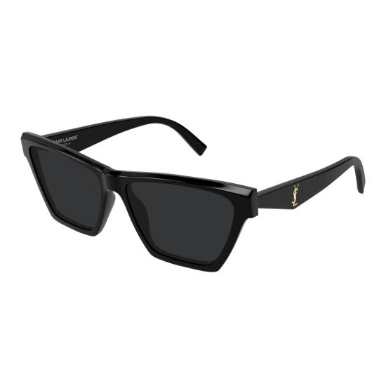 25FW 생로랑 선글라스 유광 블랙 오버사이즈 스퀘어 - SAINT LAURENT