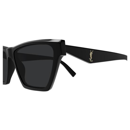 25FW 생로랑 선글라스 유광 블랙 오버사이즈 스퀘어 - SAINT LAURENT