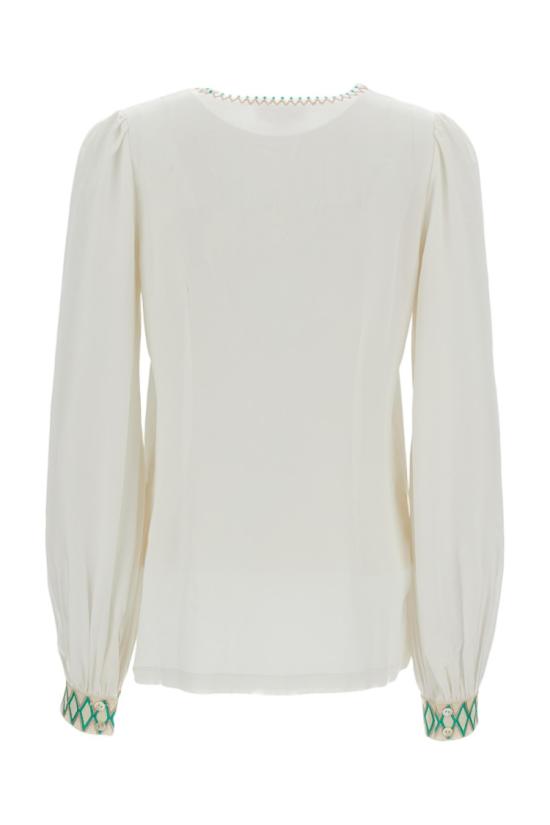 26SS Emporio Sirenuse 긴팔 티셔츠 26SBALL11VERA587 White