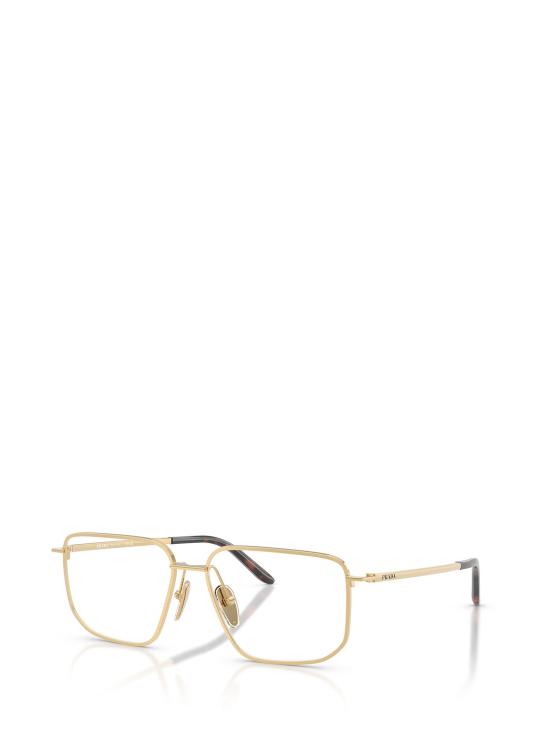 26FW 프라다 안경 PR C52V 5AK1O1 GOLD - PRADA