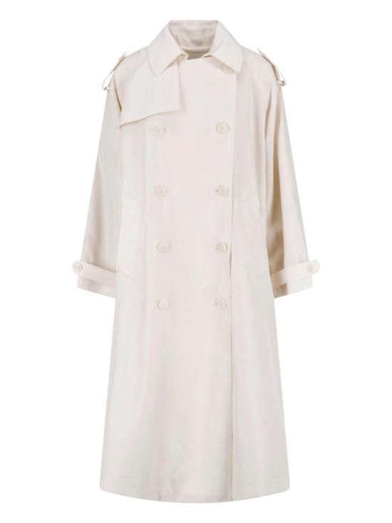 26SS 더프랭키샵 자켓 VEYRON FLUID TWILL TRENCH COAT IVORY White