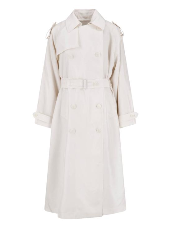 26SS 더프랭키샵 자켓 VEYRON FLUID TWILL TRENCH COAT IVORY White - THE FRANKIE SHOP