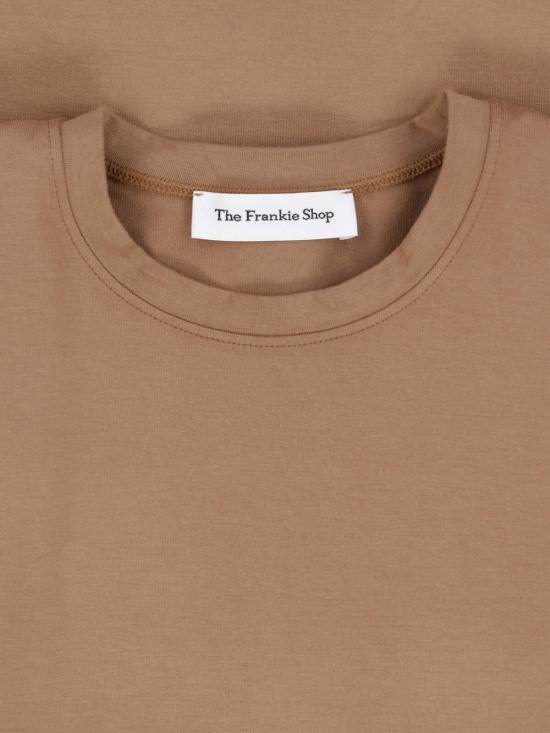 26SS 더프랭키샵 미디 원피스 SIAN OVERSIZED T SHIRT DRESS CAMEL Brown - THE FRANKIE SHOP