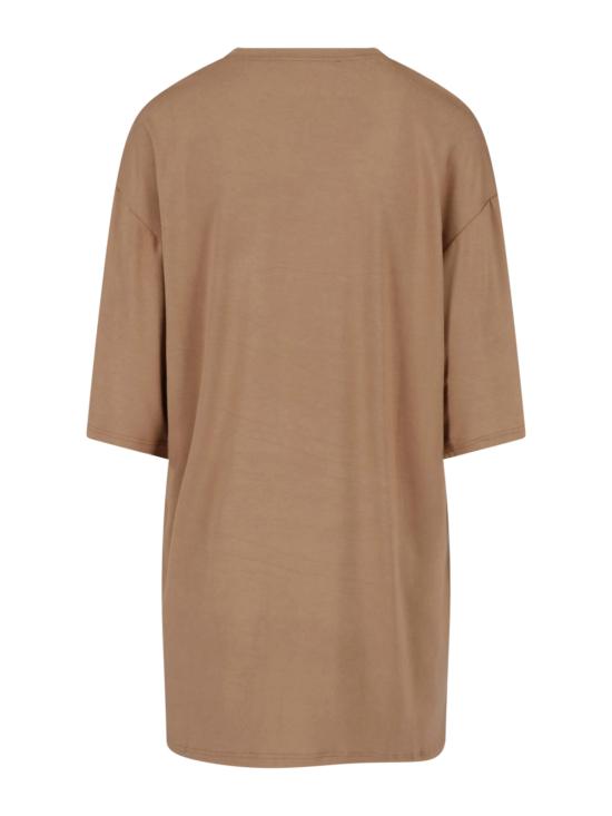 26SS 더프랭키샵 미디 원피스 SIAN OVERSIZED T SHIRT DRESS CAMEL Brown - THE FRANKIE SHOP