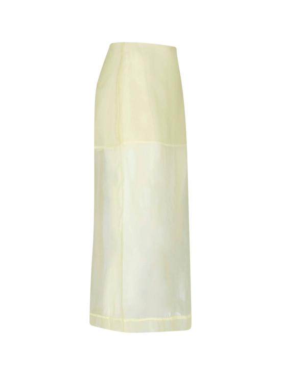 26SS 더프랭키샵 미디 스커트 PERI SHEER MIDI SKIRT PALE YELLOW Yellow - THE FRANKIE SHOP