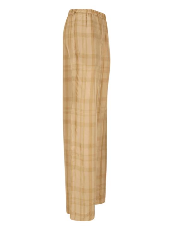 26SS 더프랭키샵 스트레이트 팬츠 BAXTER SHEER FLUID TRACK PANTS BEIGE GLEN PLAID Beige - THE FRANKIE SHOP