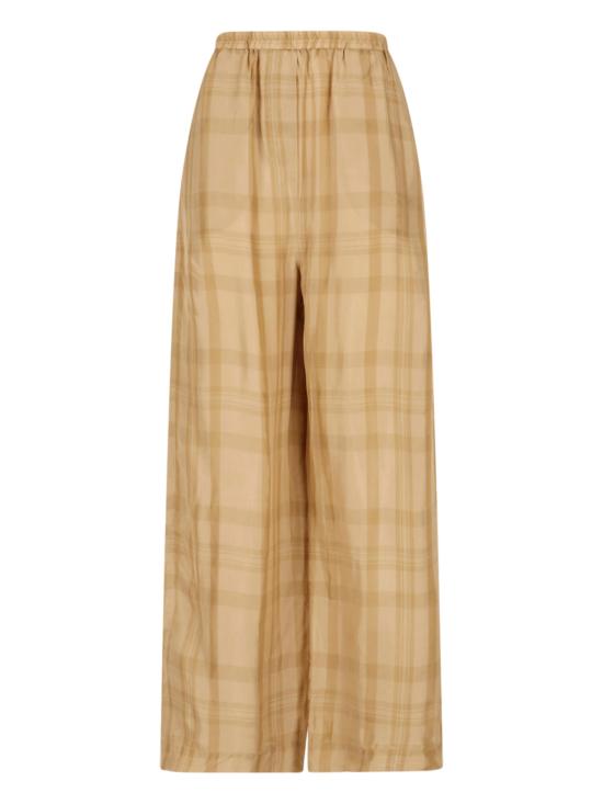 26SS 더프랭키샵 스트레이트 팬츠 BAXTER SHEER FLUID TRACK PANTS BEIGE GLEN PLAID Beige