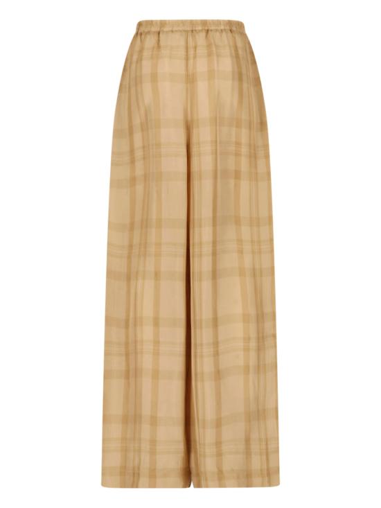 26SS 더프랭키샵 스트레이트 팬츠 BAXTER SHEER FLUID TRACK PANTS BEIGE GLEN PLAID Beige - THE FRANKIE SHOP