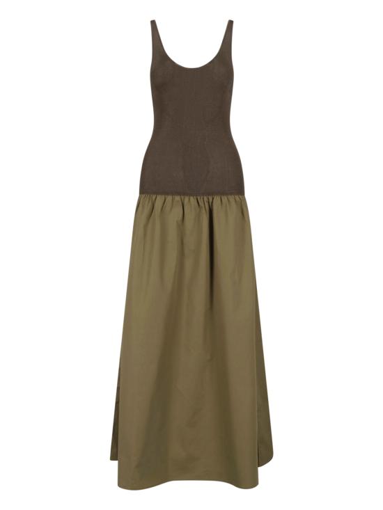 26SS 더프랭키샵 롱 원피스 ILIYA DROP WAIST MAXI DRESS OLIVE Green