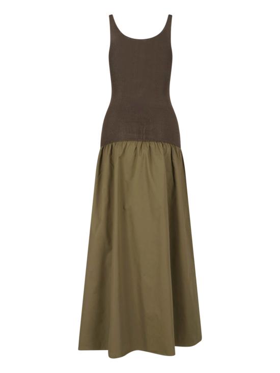 26SS 더프랭키샵 롱 원피스 ILIYA DROP WAIST MAXI DRESS OLIVE Green - THE FRANKIE SHOP