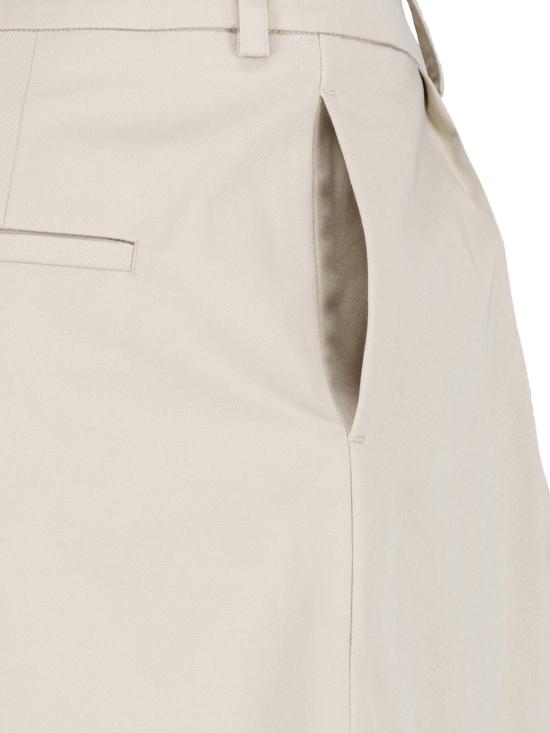 26SS 더프랭키샵 스트레이트 팬츠 MARFA COTTON PLEATED BERMUDA LIGHT BEIGE Beige - THE FRANKIE SHOP