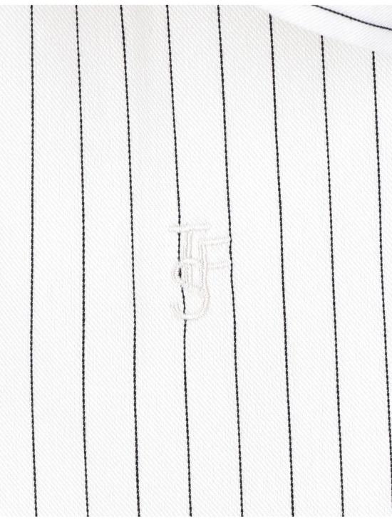 26SS 더프랭키샵 셔츠 OANA FLUID BUTTON UP SHIRT WHITE BLACK STRIPE White - THE FRANKIE SHOP