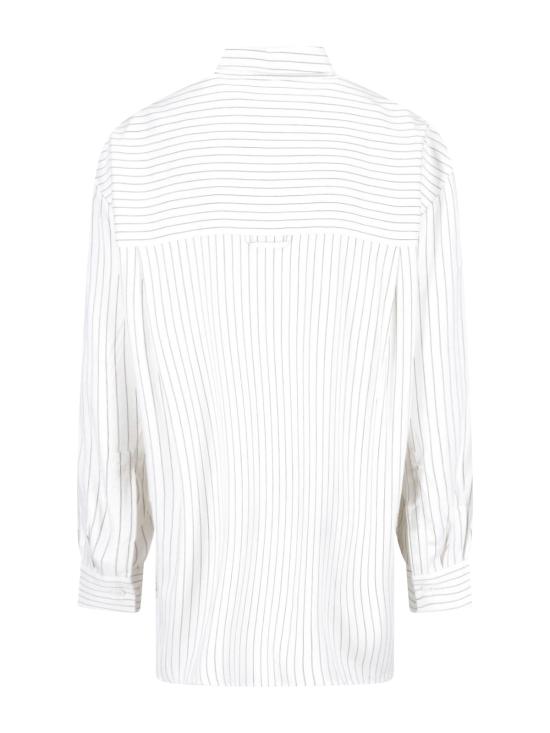 26SS 더프랭키샵 셔츠 OANA FLUID BUTTON UP SHIRT WHITE BLACK STRIPE White - THE FRANKIE SHOP