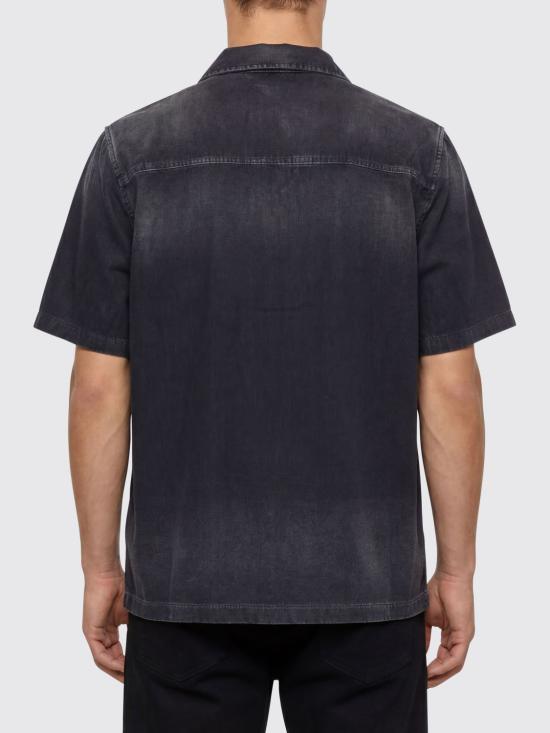26SS 디젤 반팔 셔츠 A16957 0DBDC 02 BLACK DOM - DIESEL