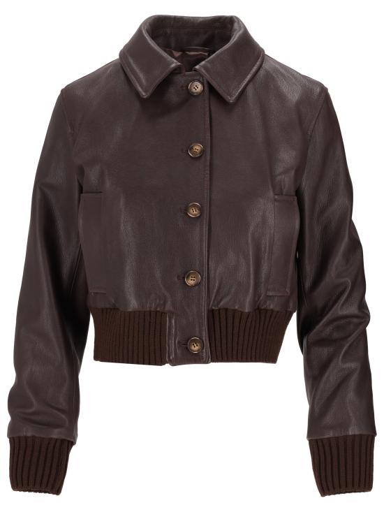 26SS 라 로즈 가죽 자켓 1566CAPRA TMO TESTA DI MORO