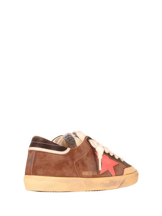 26SS 골든구스 슈퍼스타 스니커즈 GMF01026F008108 55737 BROWN ORANGE BLUE - GOLDEN GOOSE