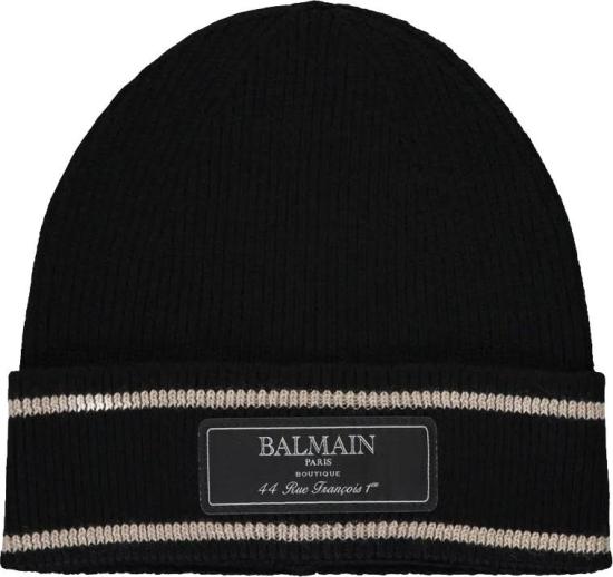 25FW 발망 비니 53958621528404 BLACK