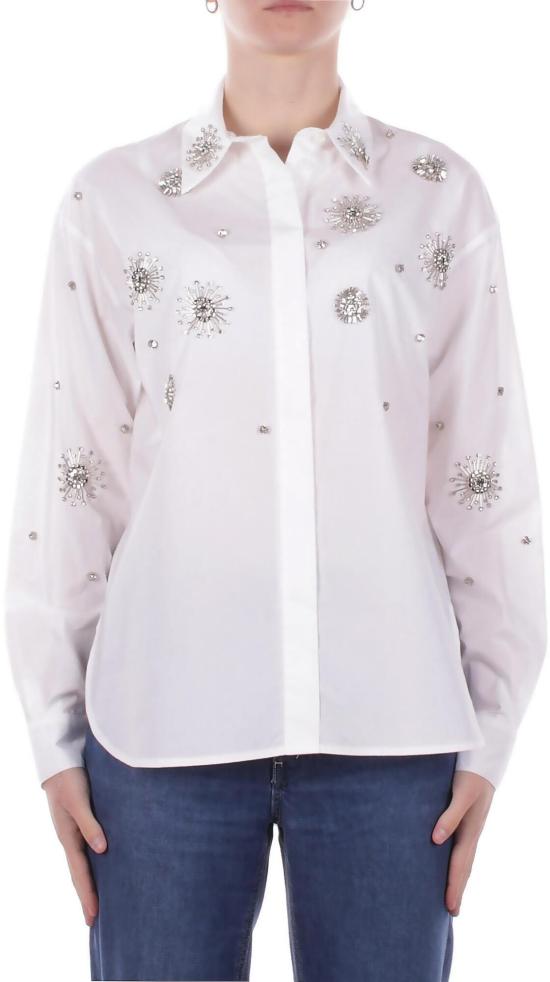 26SS 핑코 블라우스 106225A31WZ04 WHITE