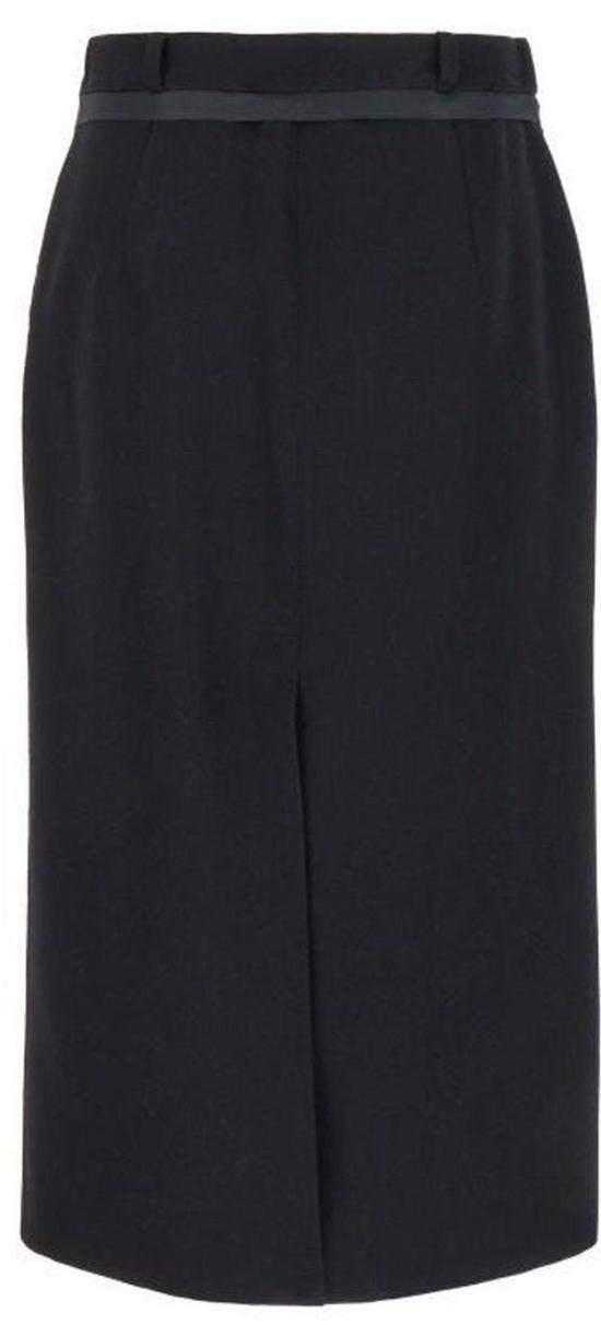  펜디 미디 스커트 54084236902740 BLACK - FENDI