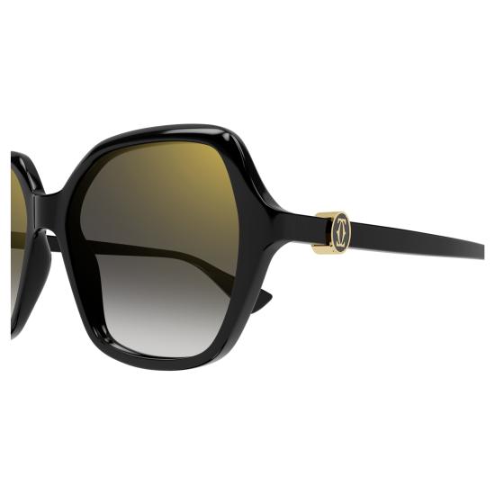 25FW 까르띠에 선글라스 CT0470S 001 BLACK BLACK GREY - CARTIER