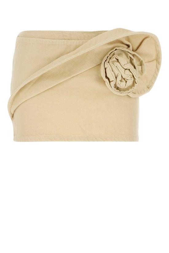 26SS 마그다뷰트림 숏 스커트 203426 BEIGE Yellow