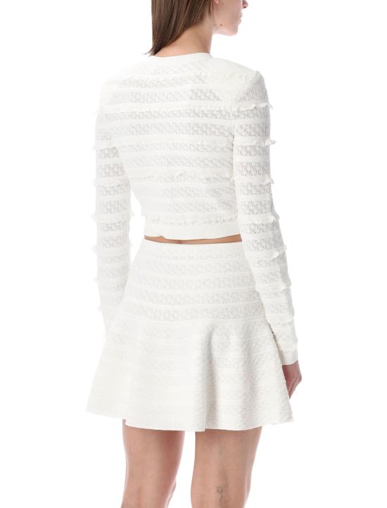 26SS 셀프 포트레이트 가디건 SS26063CW WHITE Bianco - SELF PORTRAIT