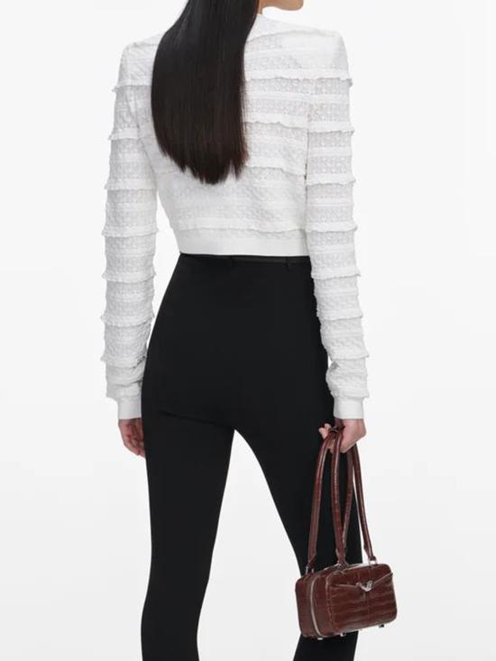 26SS 셀프 포트레이트 스웨터 SS26063CW WHITE Bianco - SELF PORTRAIT