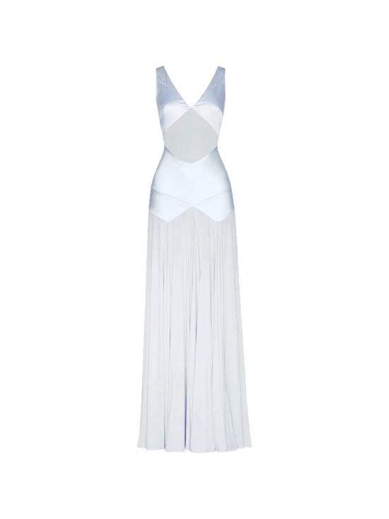 26SS 셀프 포트레이트 롱 원피스 SS26250XBL BLUE