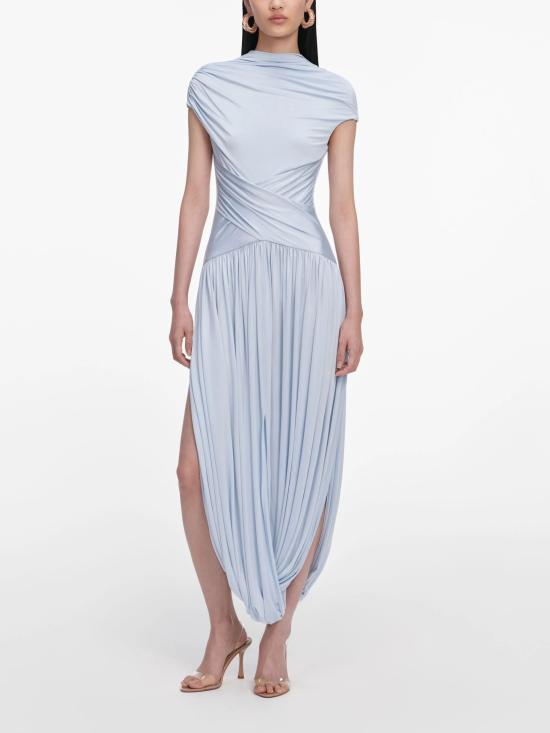 26SS 셀프 포트레이트 롱 원피스 SS26167MBL BLUE - SELF PORTRAIT