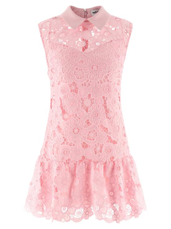 26SS 셀프 포트레이트 숏 원피스 SS26164SAP PINK Rosa