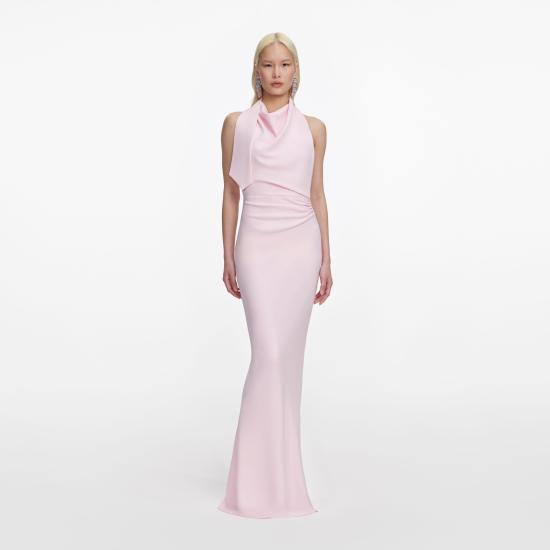 26SS 셀프 포트레이트 롱 원피스 SS26255XP PINK Rosa