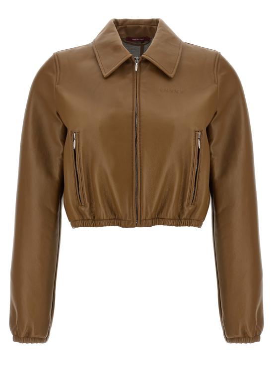 26SS 구찌 가죽 자켓 852289XNBBW2006 Beige