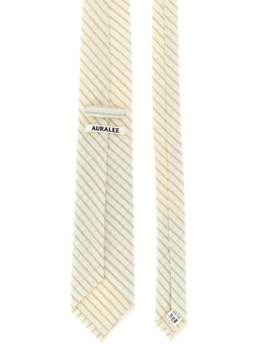 26SS 오라리 넥타이 A26ST03WWIVORYWHITESTRIPE White - AURALEE