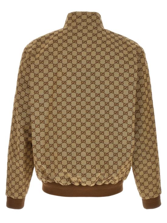 26FW 구찌 GG 캔버스 봄버 자켓 826575ZAF4S2580 Beige - GUCCI