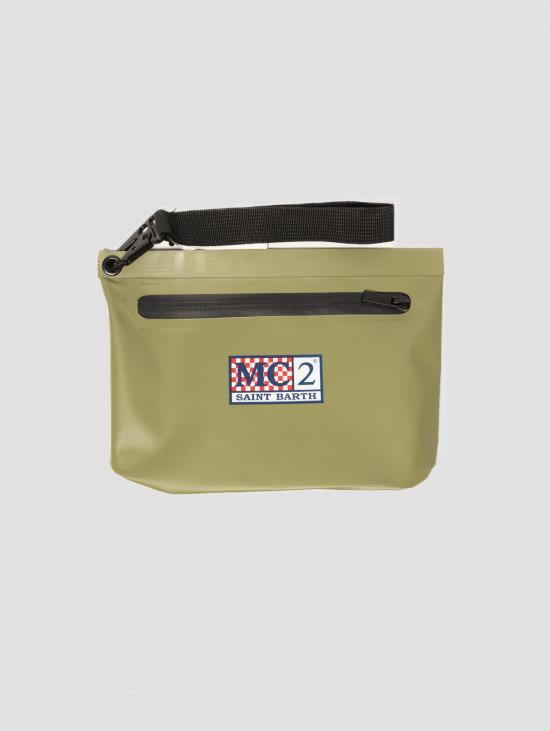 26SS 세인트바쓰 클러치/파우치 로고 베르데 소재의 PVC 포셰트 - MC2 SAINT BARTH