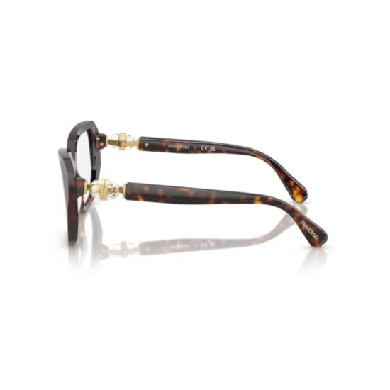 26SS 스와로브스키 안경 0Sk2035 오버사이즈 스퀘어 호피무늬 안경 - SWAROVSKI