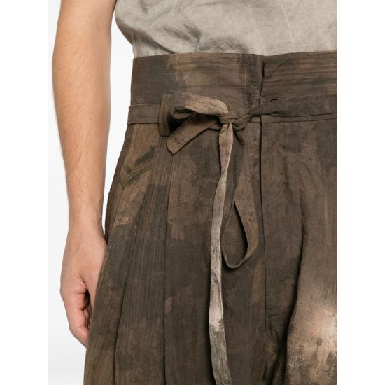 26SS 지기 첸 숏팬츠 0M2610534 82 BROWN - ZIGGY CHEN