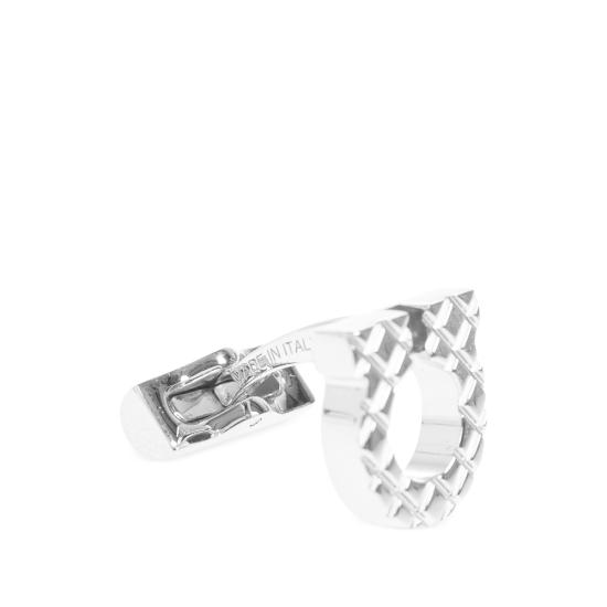 26FW 살바토레 페라가모 커프스 링크/타이 홀더 770417 0795933 PALLA SILVER - SALVATORE FERRAGAMO