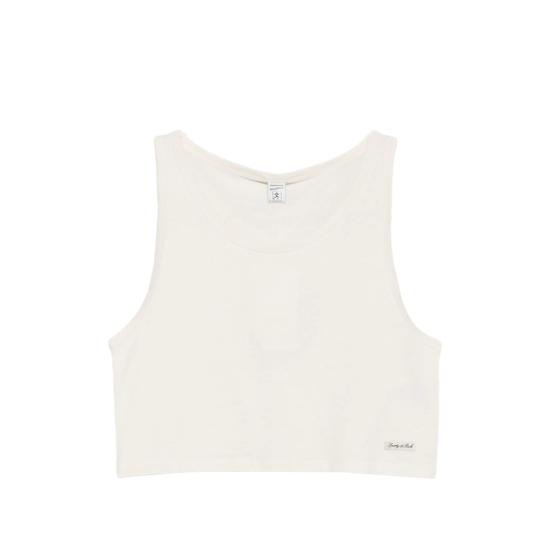 26FW 스포티앤리치 민소매 티셔츠 TO12176326WH ECRU NEUTRALS