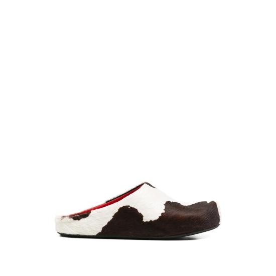 26FW 마르니 뮬/슬리퍼 P9283 SBMR000600 ZP216 BROWN WHITE