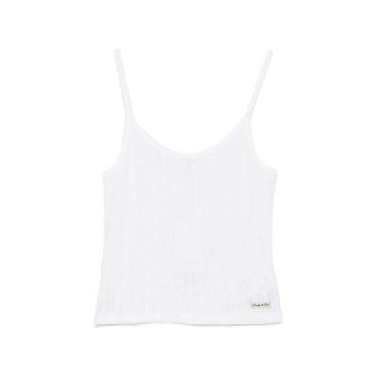 26FW 스포티앤리치 민소매 티셔츠 TO11076326WH WHITE
