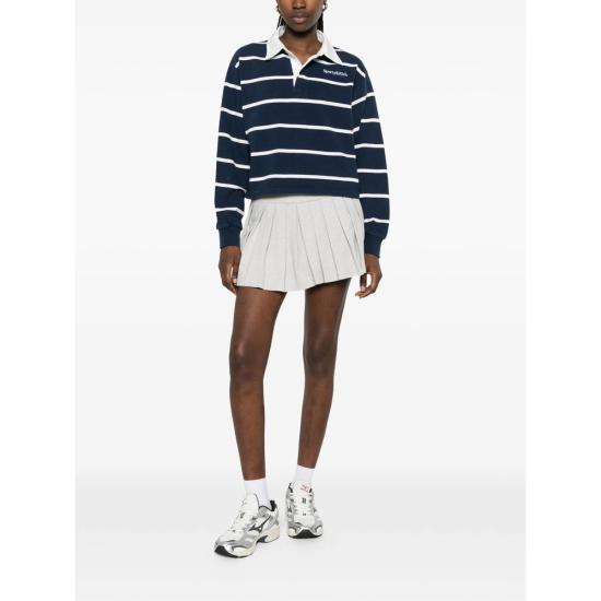 26FW 스포티앤리치 폴로 티셔츠 TO00876300BL DNAWH BLUE WHITE - SPORTY & RICH