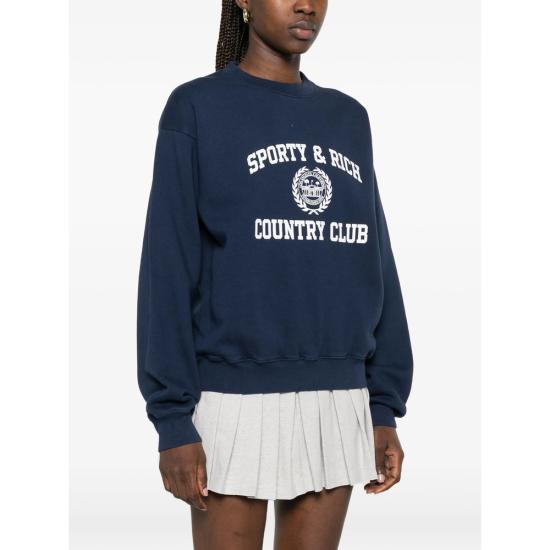 26FW 스포티앤리치 니트웨어 ST09876218BL DNAVY BLUE - SPORTY & RICH