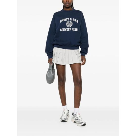 26FW 스포티앤리치 니트웨어 ST09876218BL DNAVY BLUE - SPORTY & RICH